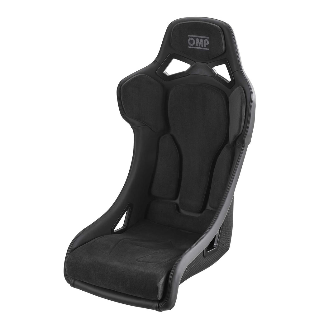 OMP RT Carbon Seat in Leather & Alcantara Black